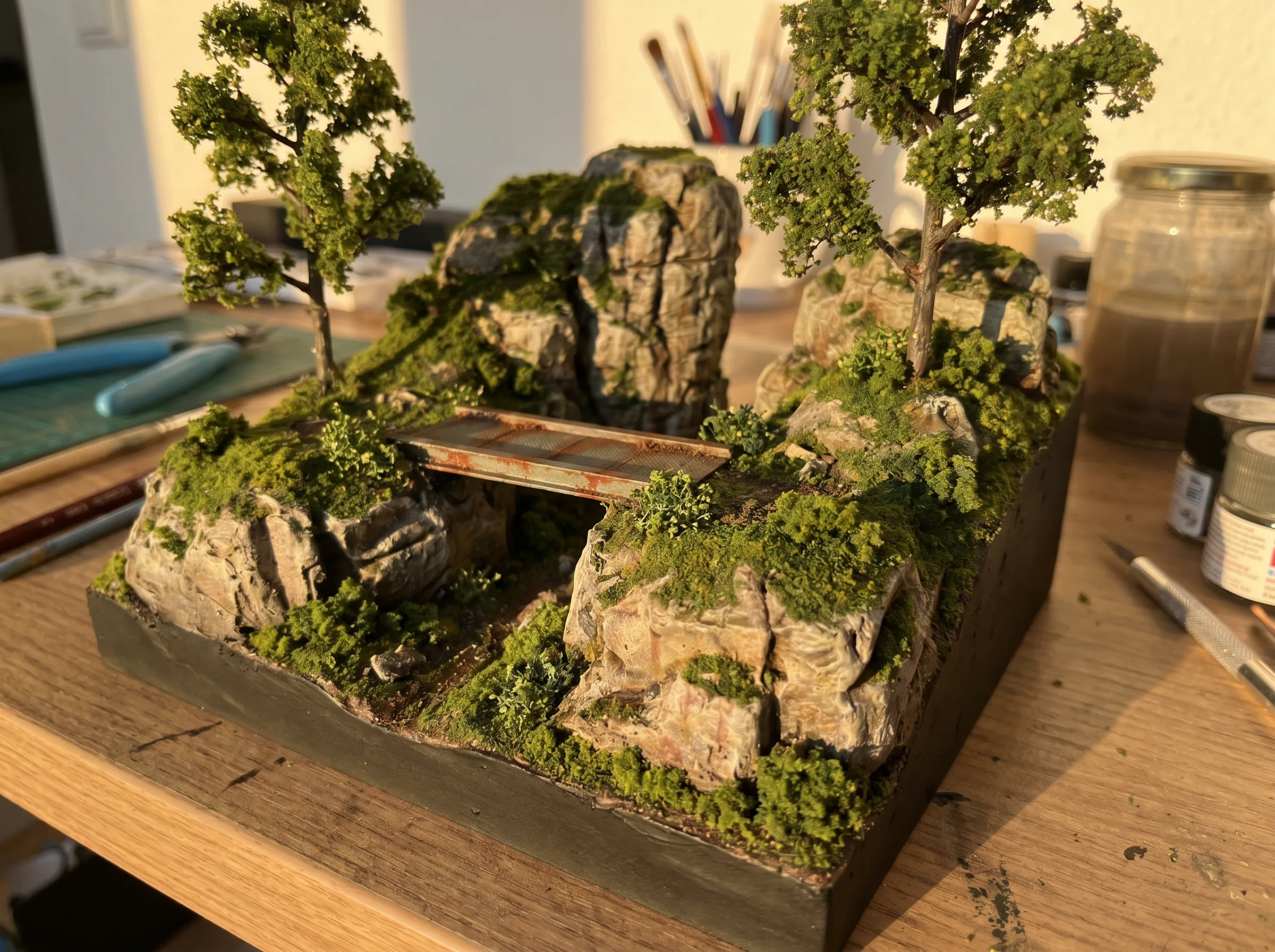 阶段5：最终‌植被覆盖与水景